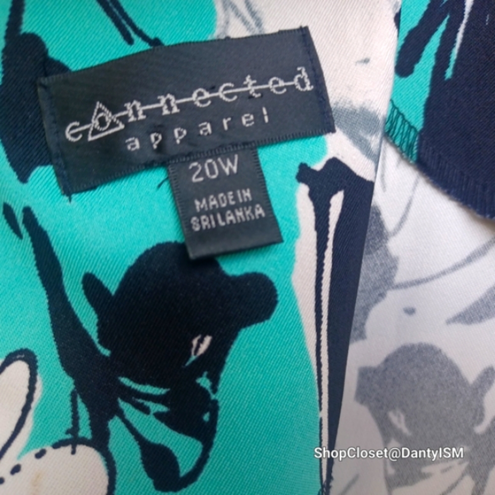 Connected Apparel Floral Print Sleeveless Dress - Picture 6 of 12